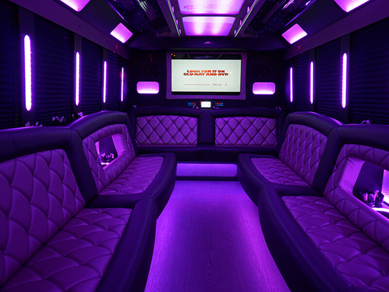 inside our slc limo bus