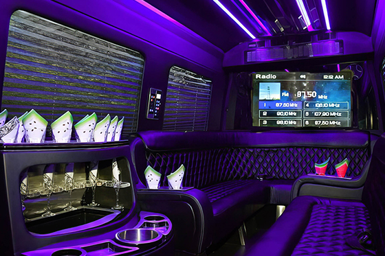 party bus interior